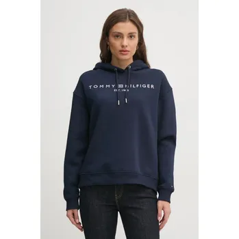 Dámská mikina Mikina Tommy Hilfiger WW0WW43598 námořnická modř 59A, vel. XL