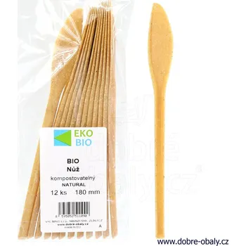Příbor EKO-BIO opakovaně použitelné nože NATURAL, set 12ks