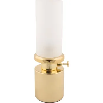 Lampička Present time Zlatá kovová nabíjecí stolní LED lampa Campy