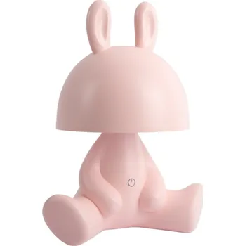 Dětské svítidlo Present time Růžová plastová dětská LED lampa BunBun 27 cm