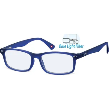 Brýle na čtení Montana Eyewear Brýle na čtení a na počítač BLF83C, modrá, bez dioptrií
