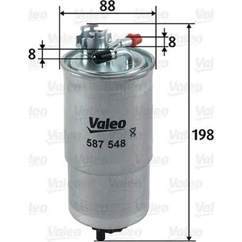Palivový filtr Palivový filtr VALEO 587548