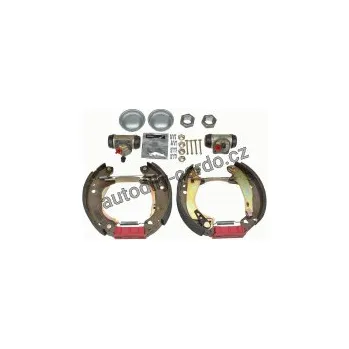 Brzdová čelist Sada brzdových čelistí TRW GSK1015 - Superkit PEUGEOT