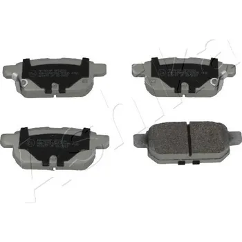 Brzdová destička Sada brzdových destiček, kotoučová brzda ASHIKA 51-08-801