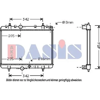 Chladič motoru Chladič, chlazení motoru AGB 571008A3