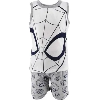 Chlapecké pyžamo Sun City Chlapecké pyžamo SPIDERMAN krátké bílošedé Barva: Šedobílé, Velikost: 104