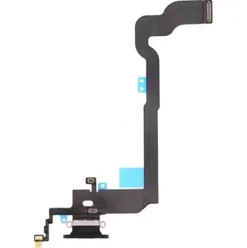 Flex iPhone X nabíjecí konektor black