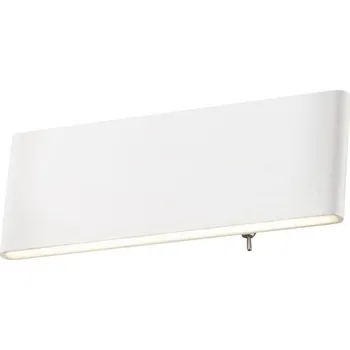 Nástěnné svítidlo Globo 41751-8W LED nástěnné svítidlo Siegfried 1x8W | 320lm | 3000K - vypínač na těle, bílá