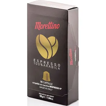 Angelo Morettino s.r.l. morettino kapsle 100% arabica pro nespresso 10 ks