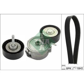 Sada žebrovaných klínových řemenů Schaeffler INA 529 0395 10