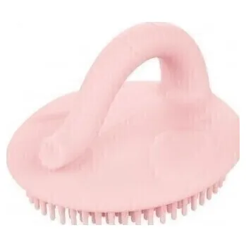 koupací vanička Canpol Babies Silikonový koupelový kartáč Růžová