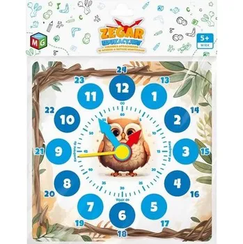 Cizojazyčná kniha Zegar edukacyjny - Sowa