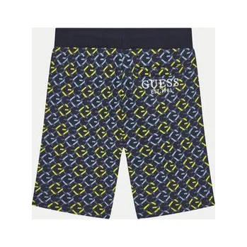 Guess Sportovní kraťasy L5RD02 KA6R4 Tmavomodrá Relaxed Fit 8Y