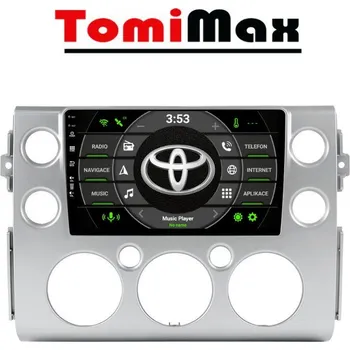 Autorádio TomiMax Toyota FJ CRUISER Android 14 autorádio s WIFI, GPS, USB, BT HW výbava: QLED 4 Core 2GB+32GB LOW - pouze displej A,C, Velikost obrazovky: Dotyková obrazovka: 9"