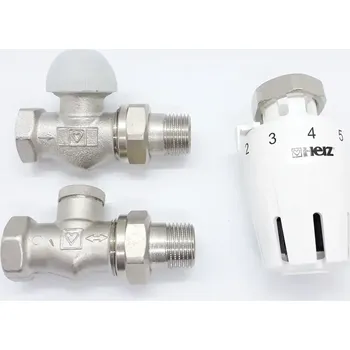 Hlavice pro radiátor Herz Sety pro klasické radiátory Dimenze: M30x1,5, Provedení: rohové