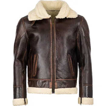 Pánský bomber Brixton. BomberFur hnědý, S