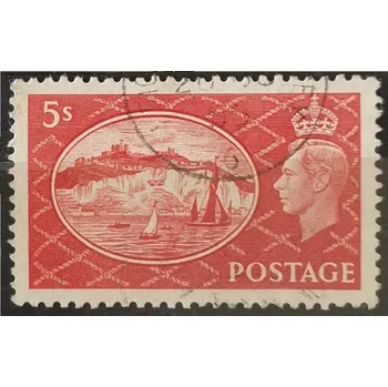 Sběratelství Známka Velká Británie, 5Sh, Sg.510#