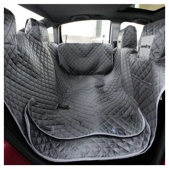 Ochranný autopotah Reedog ochranný potah do auta pro psy na zip + boky - šedý-M