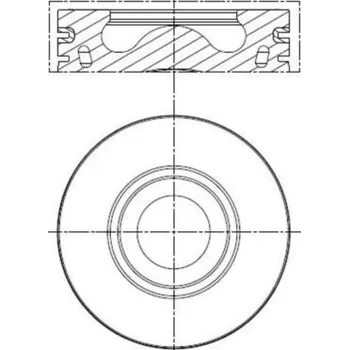 Píst motoru Píst MAHLE 013 PI 00136 000