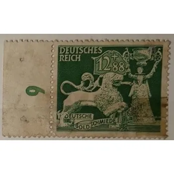 Sběratelství Známka Německo, Reich, 12+88&nbsp;Pfg., Mi.817#