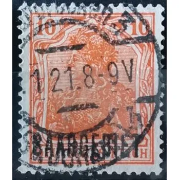 Poštovní známka Známka Sársko, 10 Pf, Mi.44#