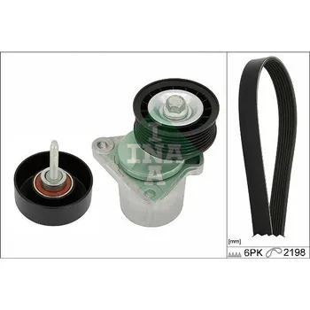 Sada žebrovaných klínových řemenů Schaeffler INA 529 0397 10