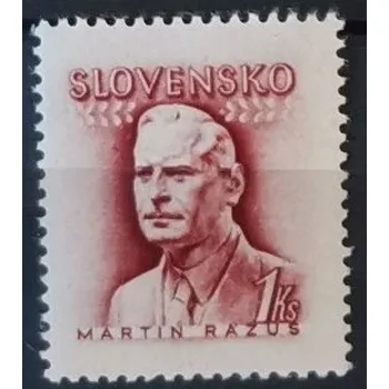 Sběratelství Známka Slovenský štát, 1.50 Ks, Pof.82**