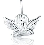 JVD Dámský stříbrný přívěsek andělíček SVLP1289X610000