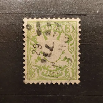 Sběratelství Známka Bavorsko, Mi.37#