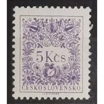 Sběratelství Známka ČSR, 5 Kčs, Pof.D91A**