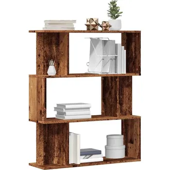 Obývací pokoj vidaXL Knihovna/dělící stěna 80 x 24 x 96 cm [800089] Barva: Staré dřevo