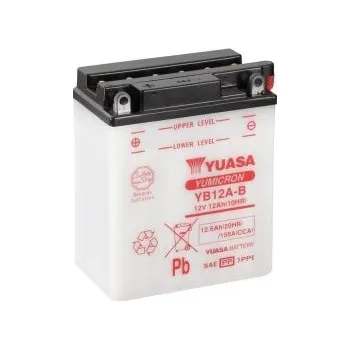 Motobaterie Yuasa Yumicron 12V, 12Ah, 150A, YB12A-B