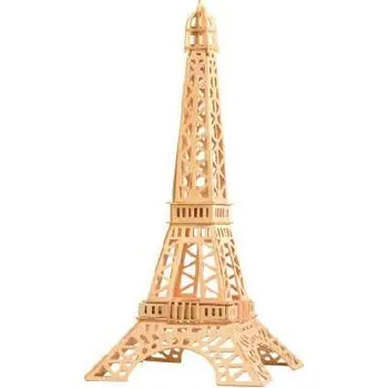 3D puzzle Woodcraft construction kit Woodcraft Dřevěné 3D puzzle slavné budovy Eiffelova věž