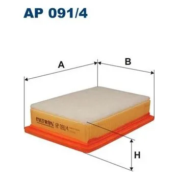 Vzduchový filtr Vzduchový filtr FILTRON AP 091/4