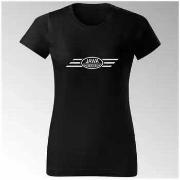 Dámské tričko Dámské tričko JAWA 5TD - černá / XL / bílá