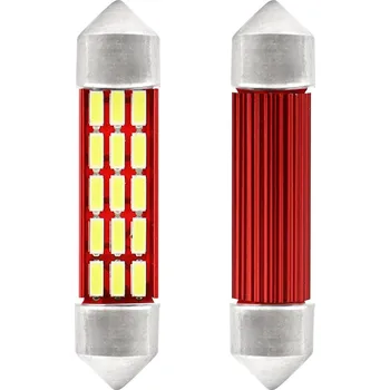 Autodoplněk Žárovky sulfit VERTEX CANBUS 20 SMD 4014 Festoon 41mm White 12V/24V II