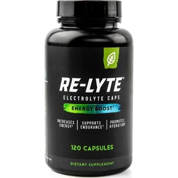Energetický nápoj Redmond | Re-Lyte® Energy Boost - kapsle s kofeinem, bylinkami a elektrolyty (350 mg sodíku, 175 mg draslíku, 20 mg hořčíku)