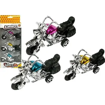 autíčko Mamido Sada 3 motocyklů s třecím pohonem