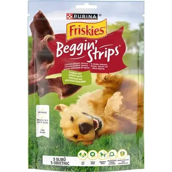 Pro psa Friskies Beggin Strips pamlsky s příchutí slaniny 120g