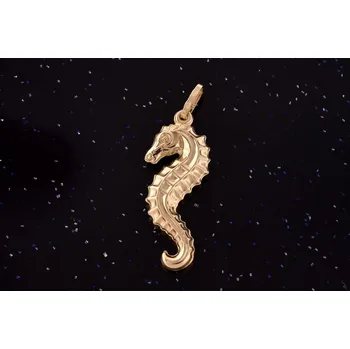 Přívěsek Mořský koník-zlatý přívěsek P005, žluté Au 585/1000 14kt,0,70g