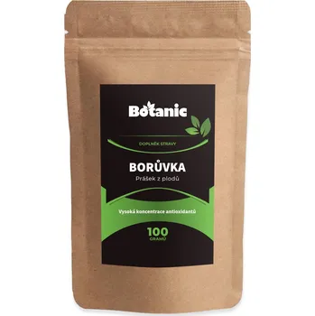 Doplněk stravy Botanic Borůvka - Prášek z plodů 100 g
