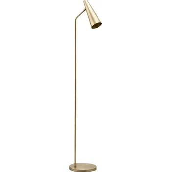 Stojací lampa House Doctor Zlatá kovová stojací lampa Precise 124 cm