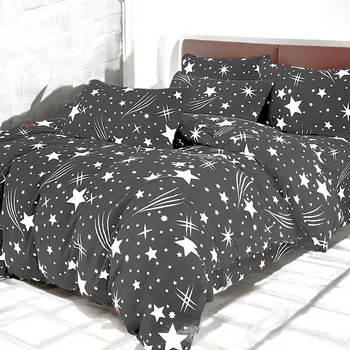 Povlečení Jemné mikroplyš povlečení Homa TORELA GREY 3-dílná sada 140x200 cm