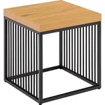 Odkládací stolek Strington 40 cm dub divoký/černý