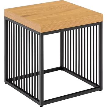 Konferenční stolek Odkládací stolek Strington 40 cm dub divoký/černý