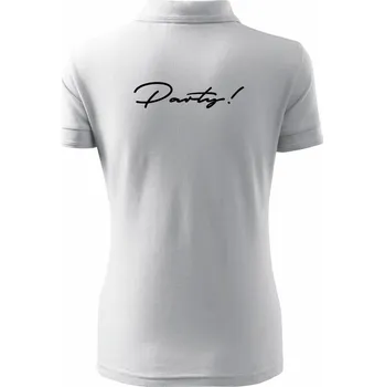 Řekni to - Party - Polokošile dámská Pique Polo - XS ( Bílá )