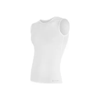 Pánské tílko SENSOR COOLMAX AIR pánské triko bez rukávů bílá L; Bílá tílko + DÁREK DLE VÝBĚRU!