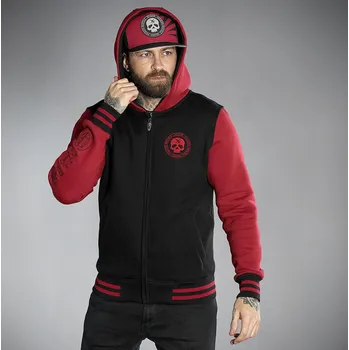 Pánský bomber bunda pánská HYRAW - RED SKULL - 3XL