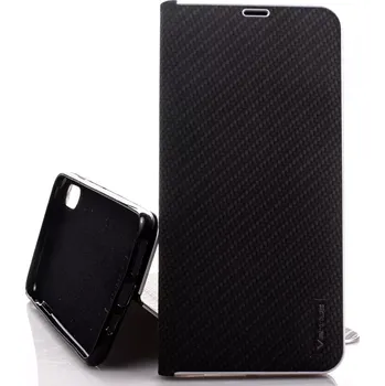 Pouzdro na mobilní telefon Pouzdro Vennus Book Carbon iPhone XS MAX Černé