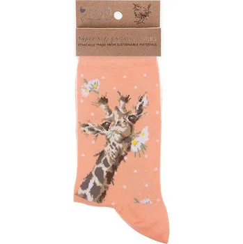 Dámské ponožky Wrendale Designs Dámské ponožky Wrendale Designs "Flowers" - Žirafa